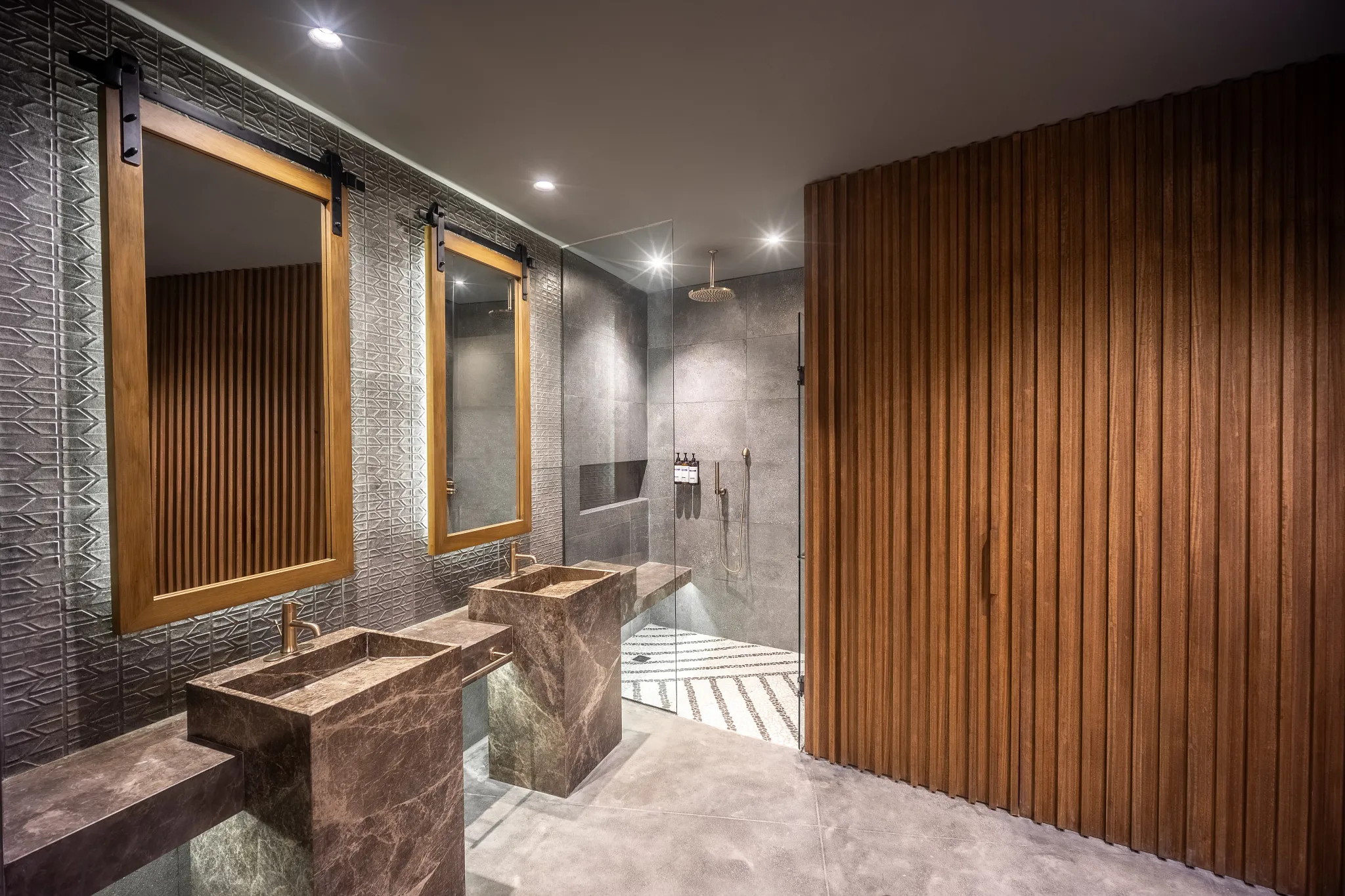 Junior Suite Tropical View Bathroom — Secrets Tulum