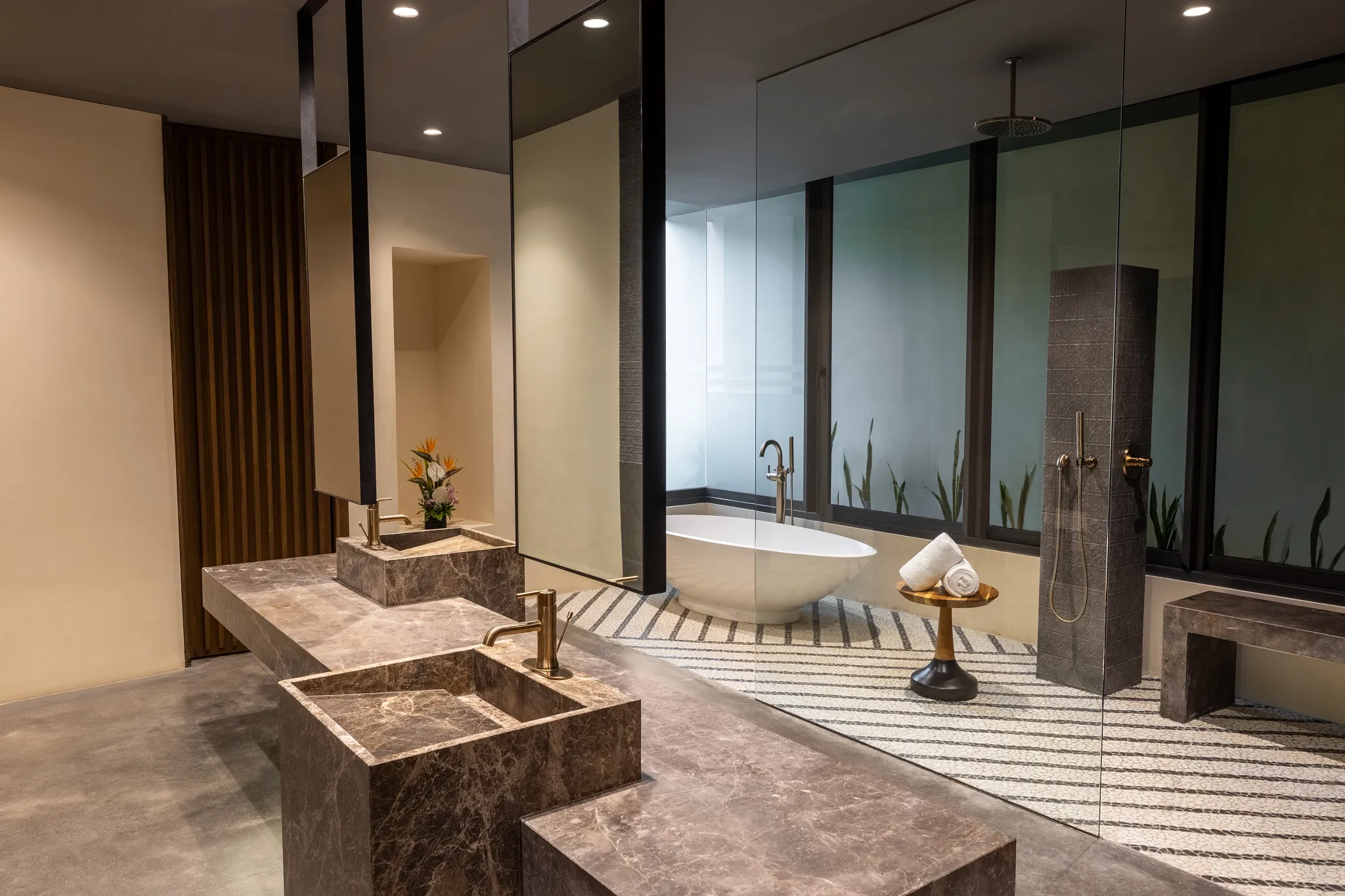 Preferred Club Master Suite Swim Out Bathroom — Secrets Tulum