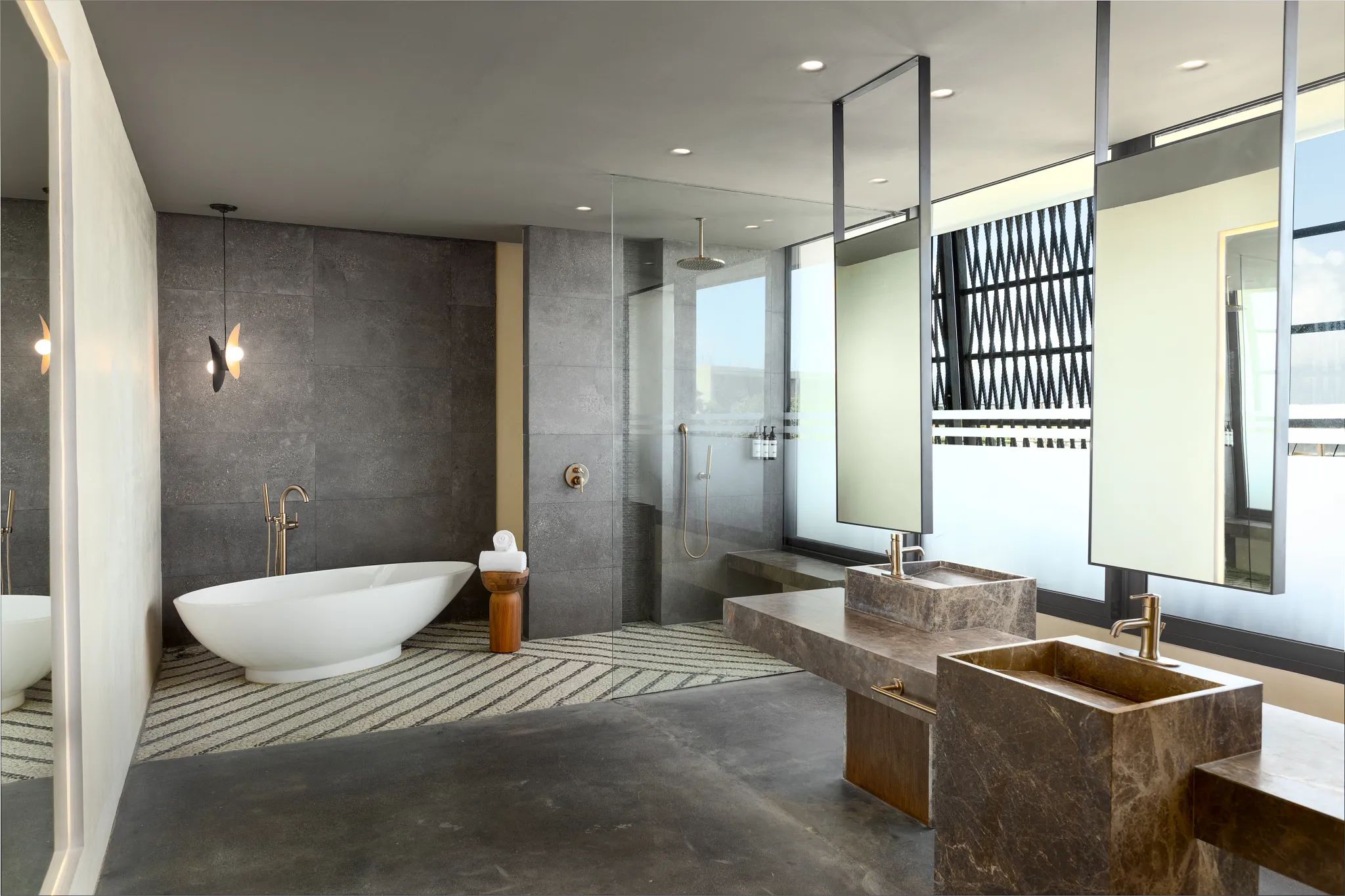 Preferred Club Rooftop Master Suite Bathroom — Secrets Tulum