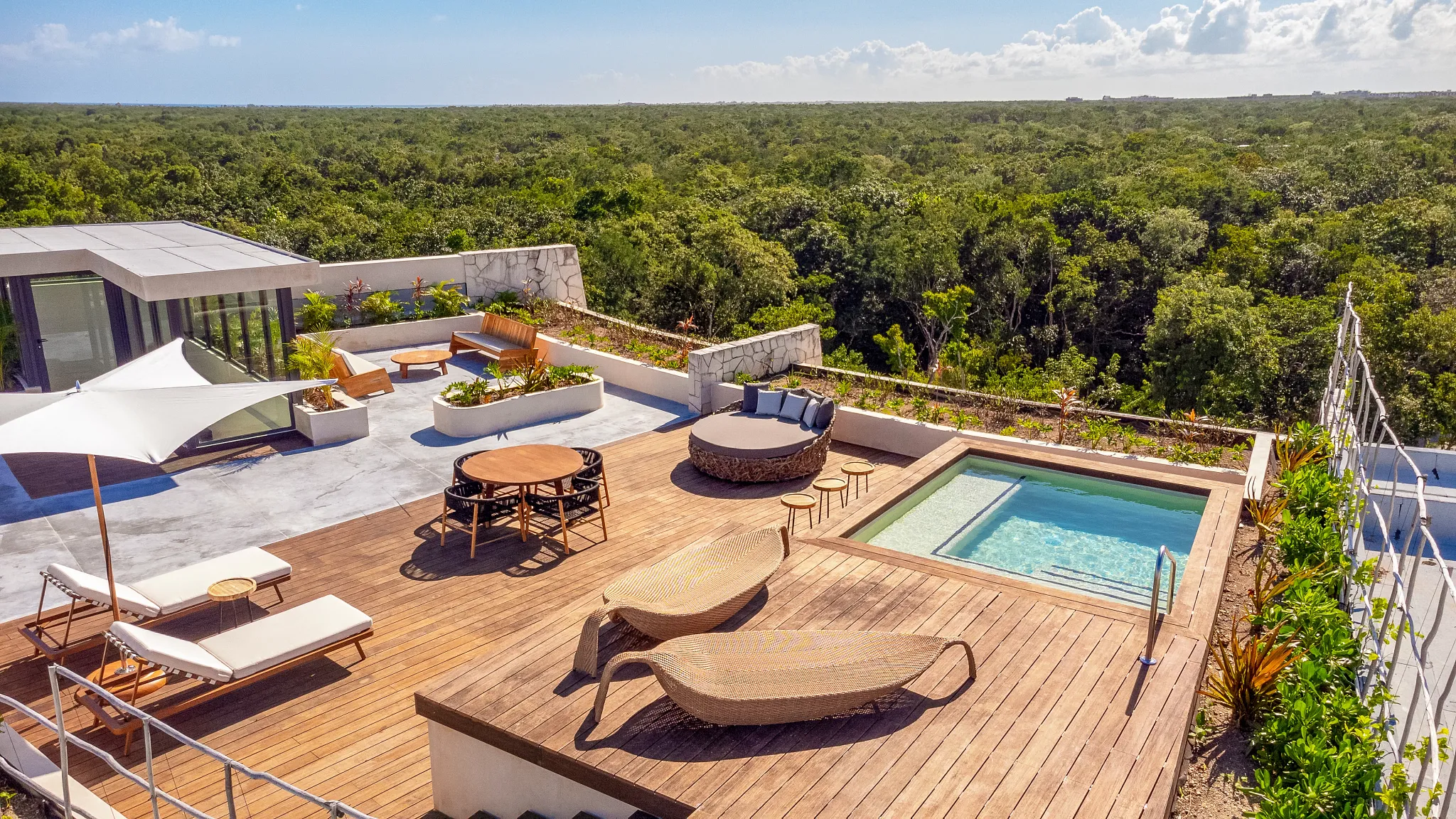 Preferred Club Rooftop Master Suite Terrace — Secrets Tulum