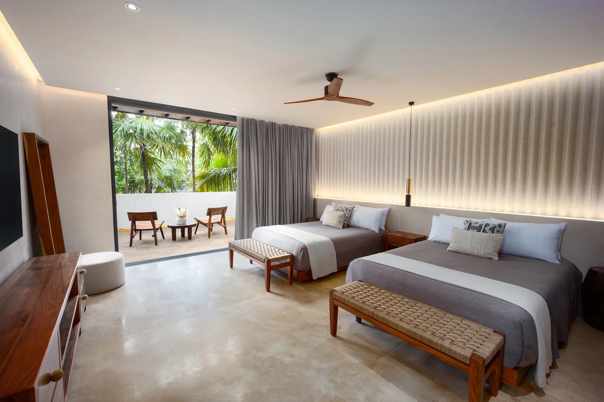 Villa Zamná Double Beds — Secrets Tulum