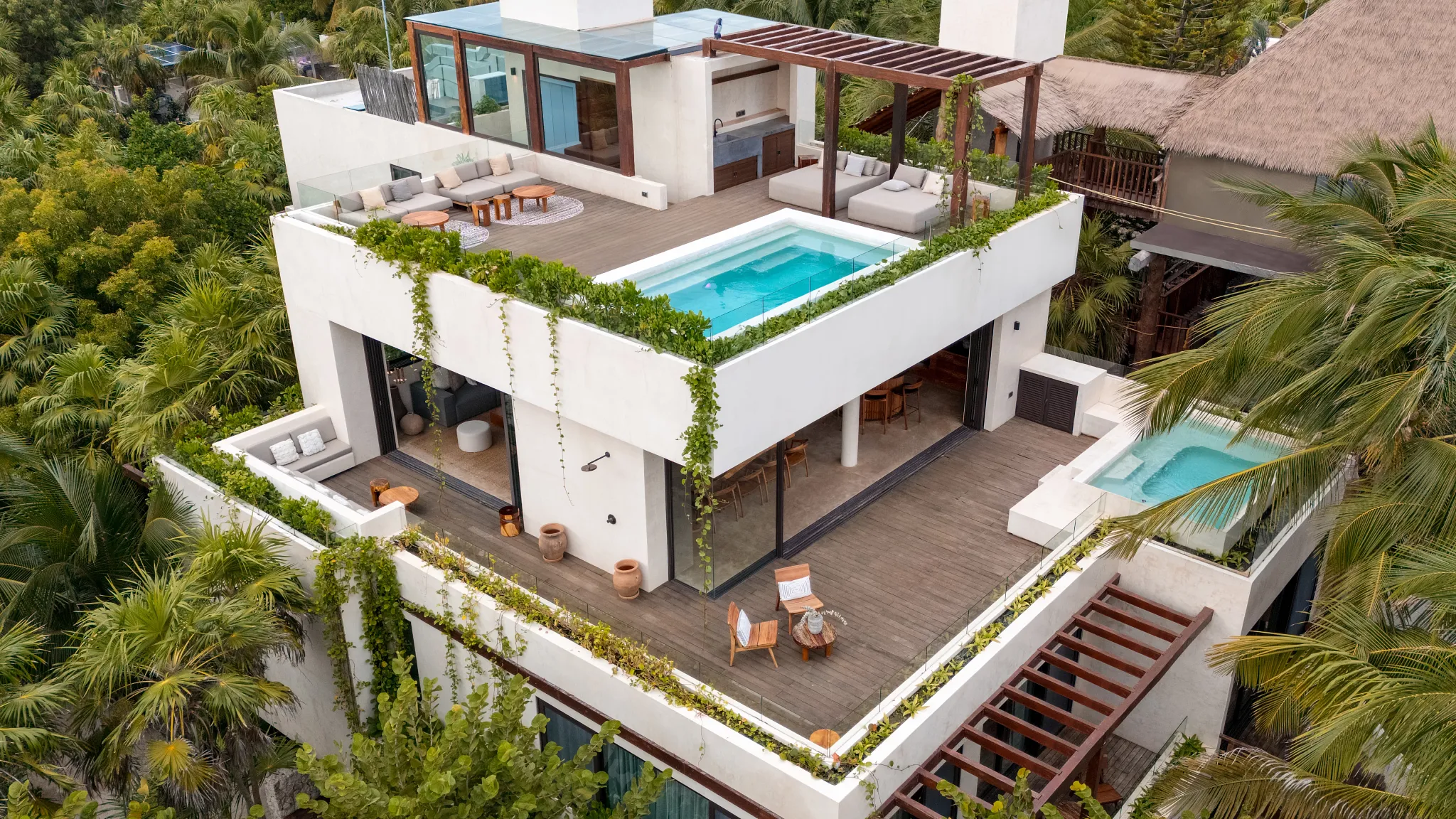 Villa Zamná Beach House Exterior — Secrets Tulum