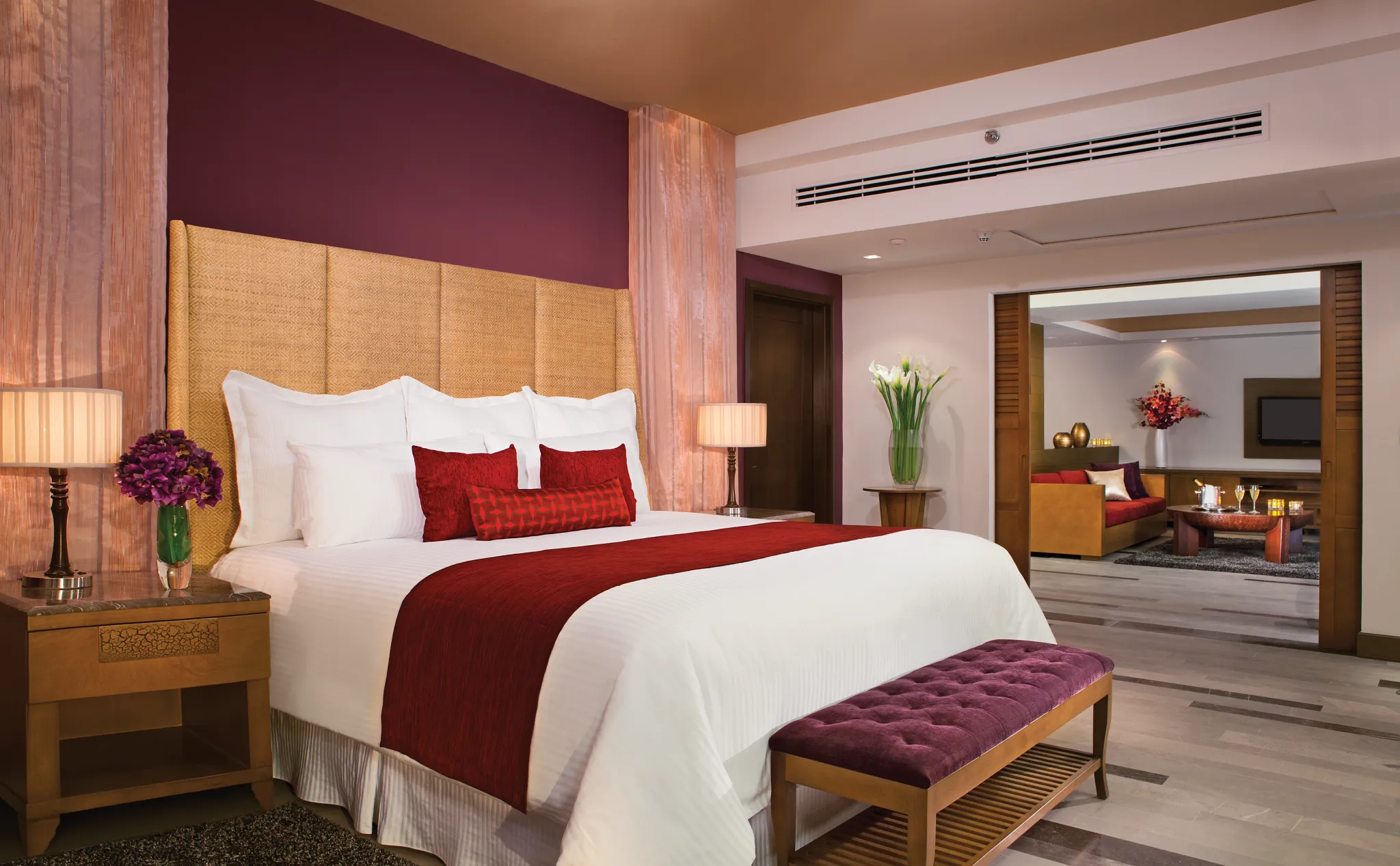 Presidential Suite king bedroom — Secrets Vallarta Bay