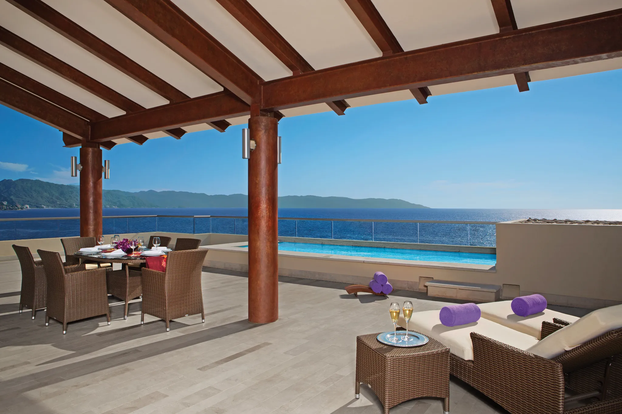 Presidential Suite terrace — Secrets Vallarta Bay