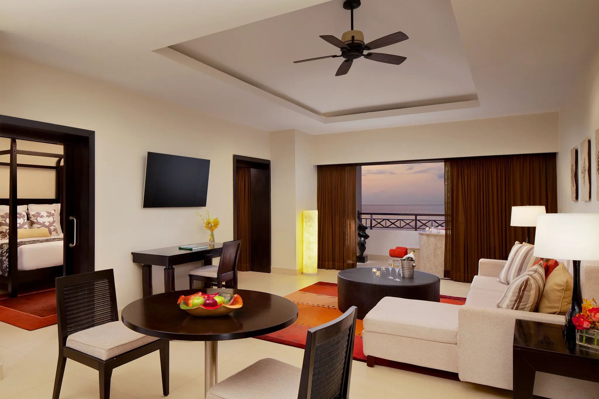 Preferred Club Master Suite Ocean Front Living Area
