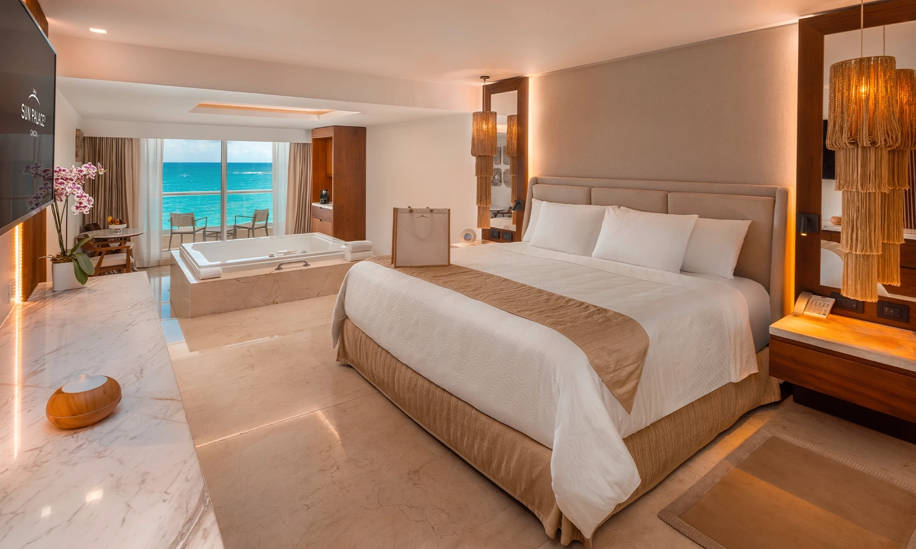 Superior Honeymoon Suite at Sun Palace Cancun