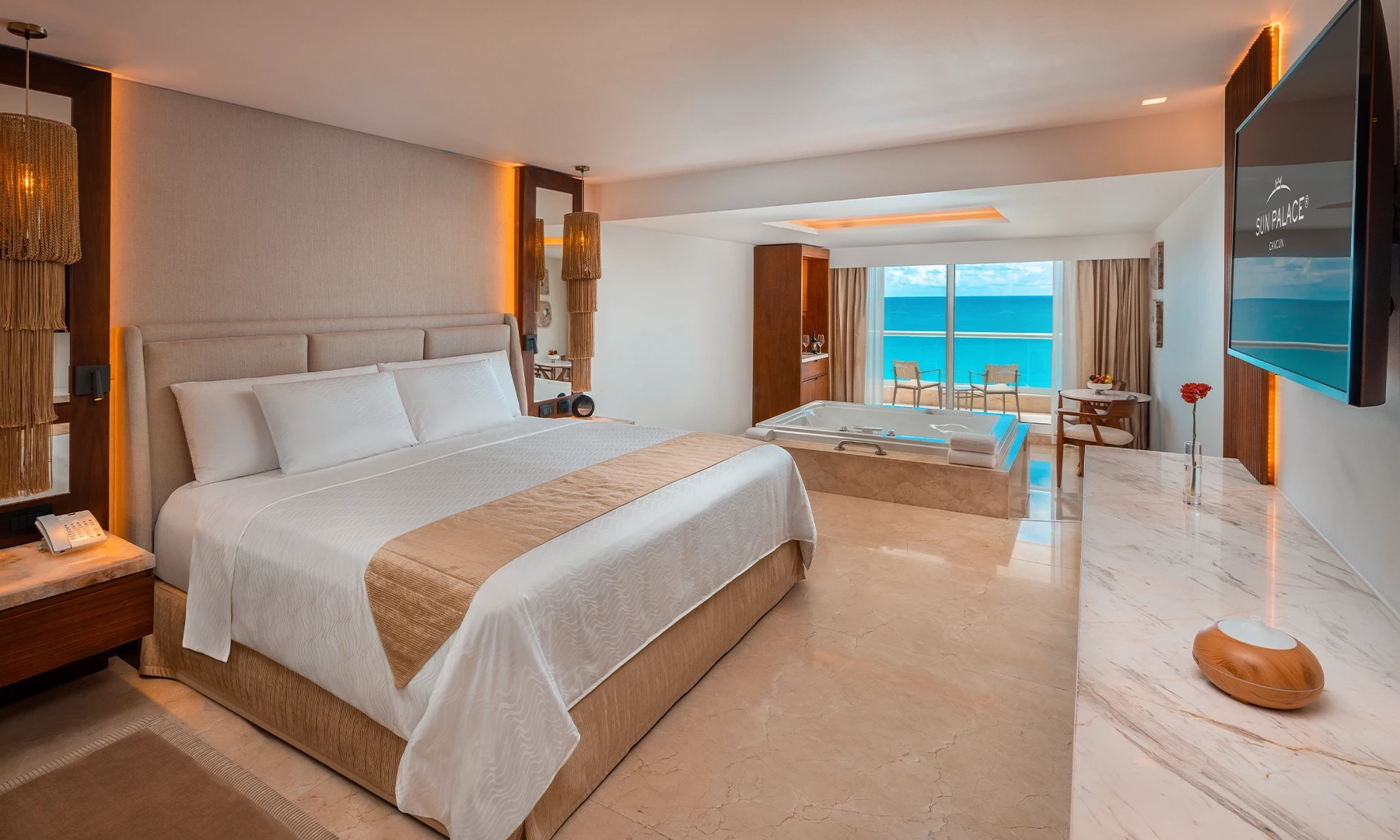 Junior Suite Ocean View at Sun Palace Cancun