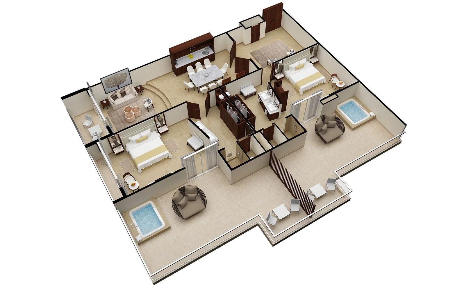 Presidential Suite living area