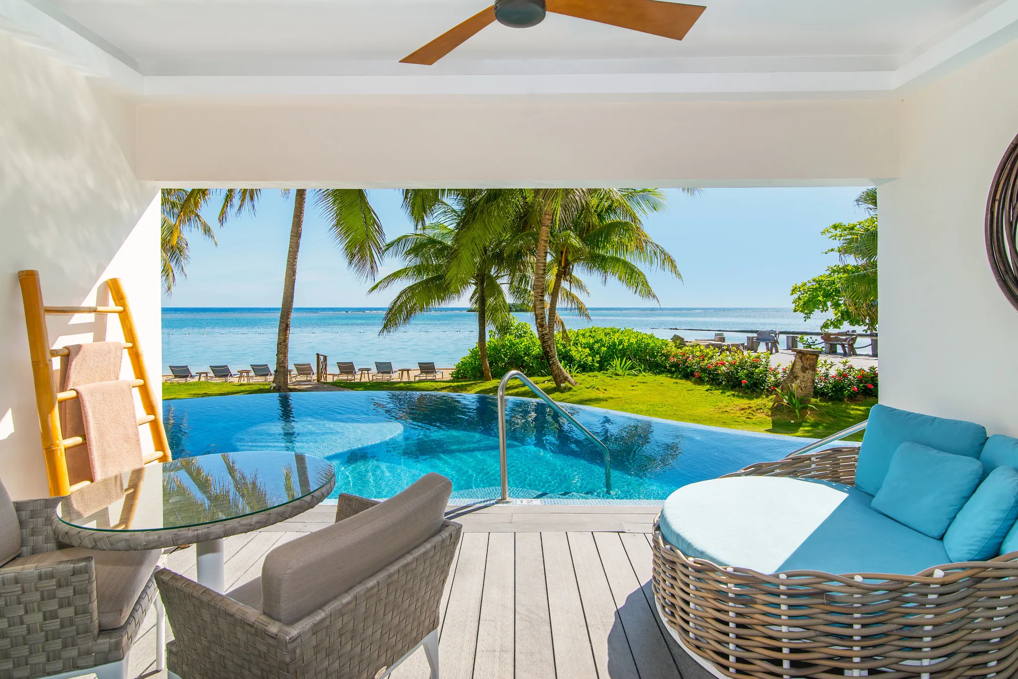 Junior Suite Swim Out Ocean View with Soaking Tub Terrace