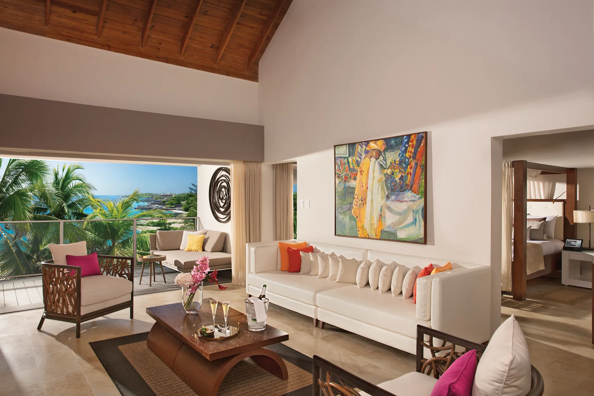 Master Suite Ocean View Seating Area