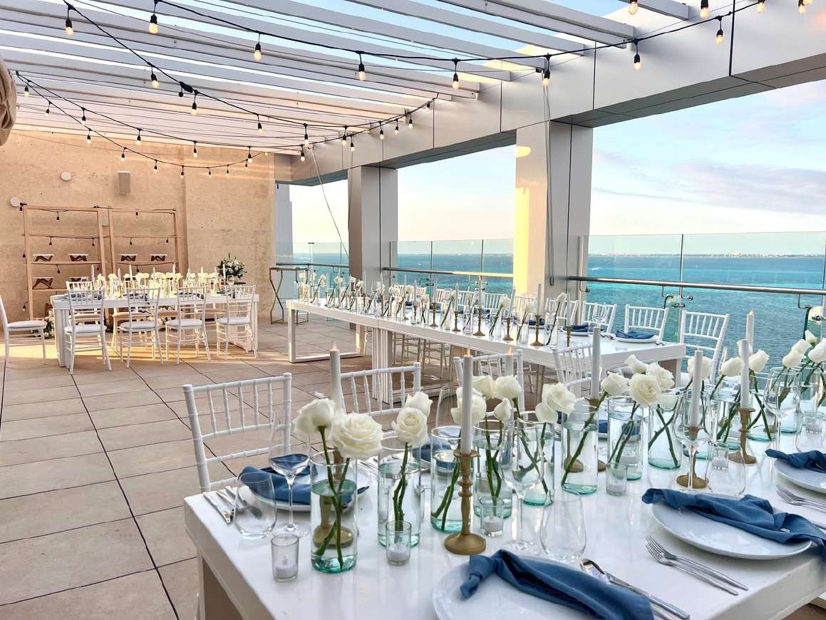Caribbean Terrace ceremony — Breathless Cancun Soul