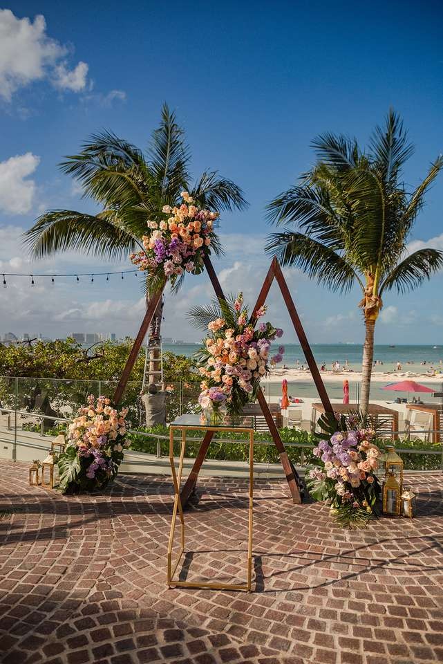 Fire Pit Plaza reception — Breathless Cancun Soul destination wedding