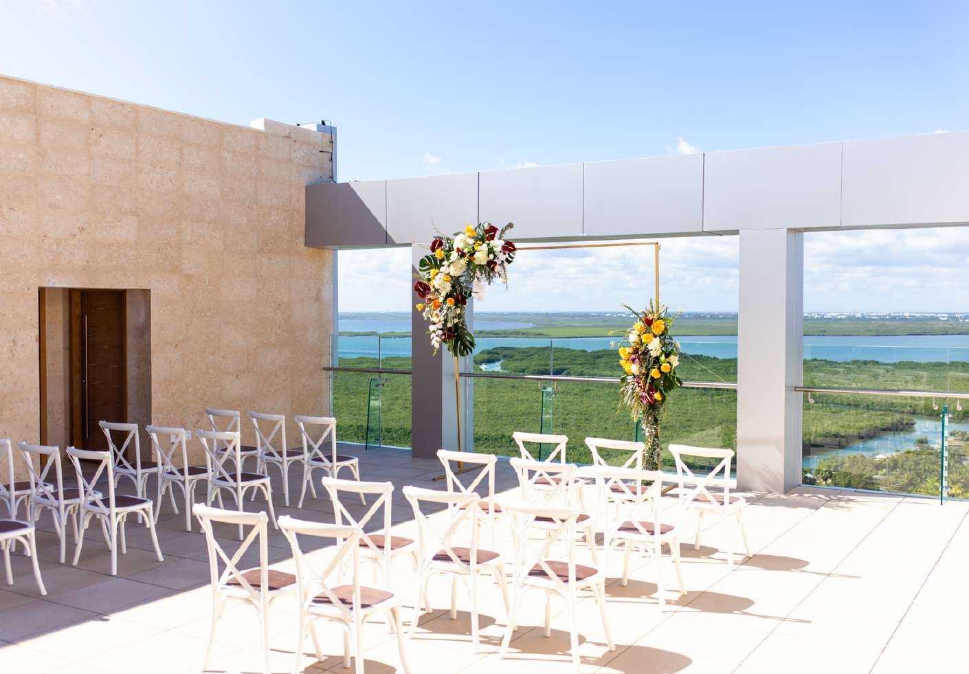 Sunset Terrace view — Breathless Cancun Soul