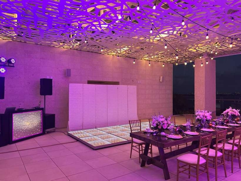 xcelerate Roof floral setup — Breathless Cancun Soul