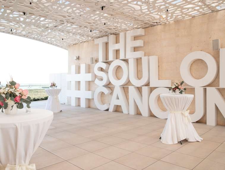 xcelerate Roof poolside ceremony — Breathless Cancun Soul