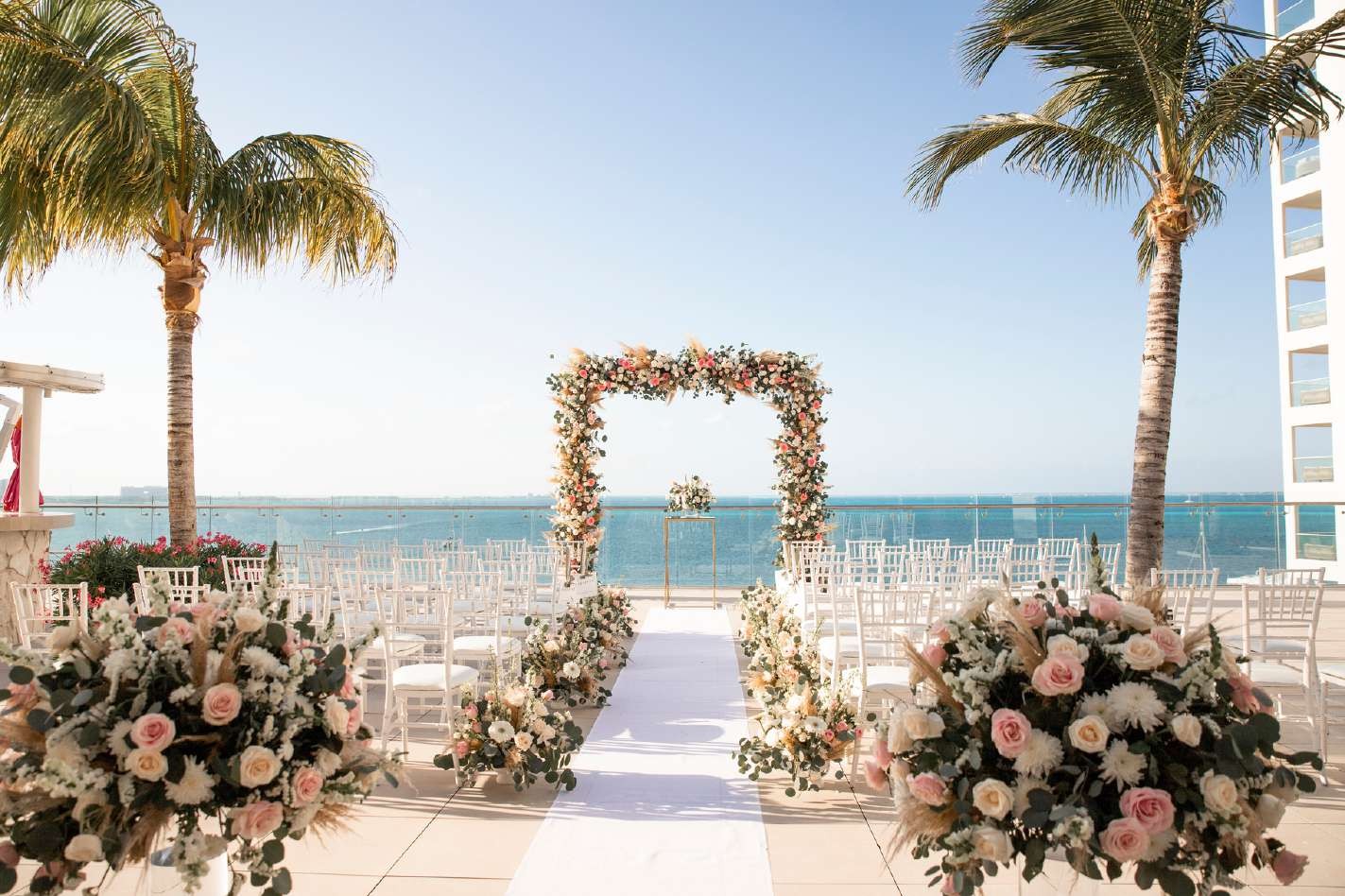 xcelerate Roof ceremony — Breathless Cancun Soul destination wedding