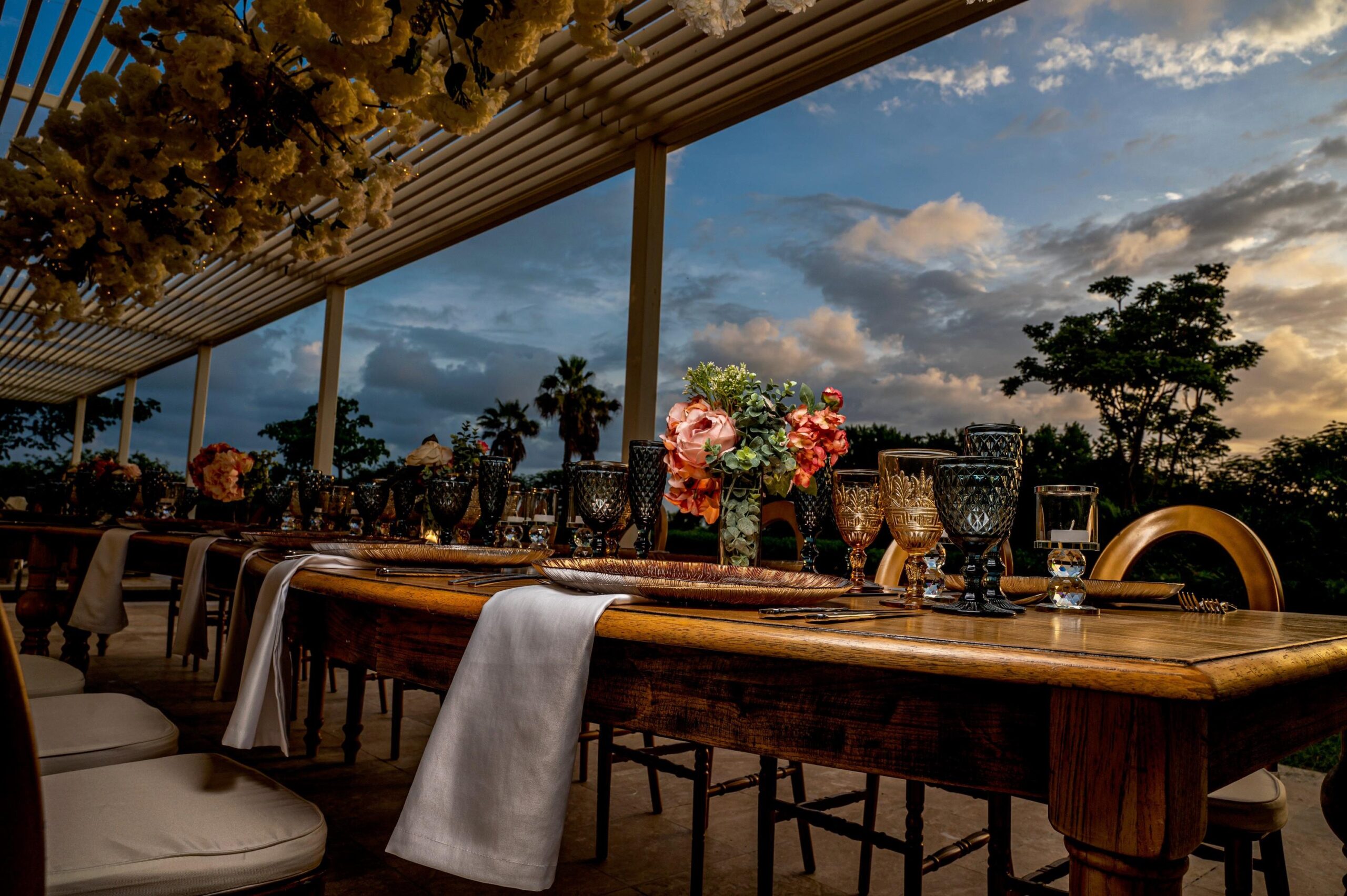Presidential Suite Terrace Dinner Setup — Dreams Karibana Cartagena