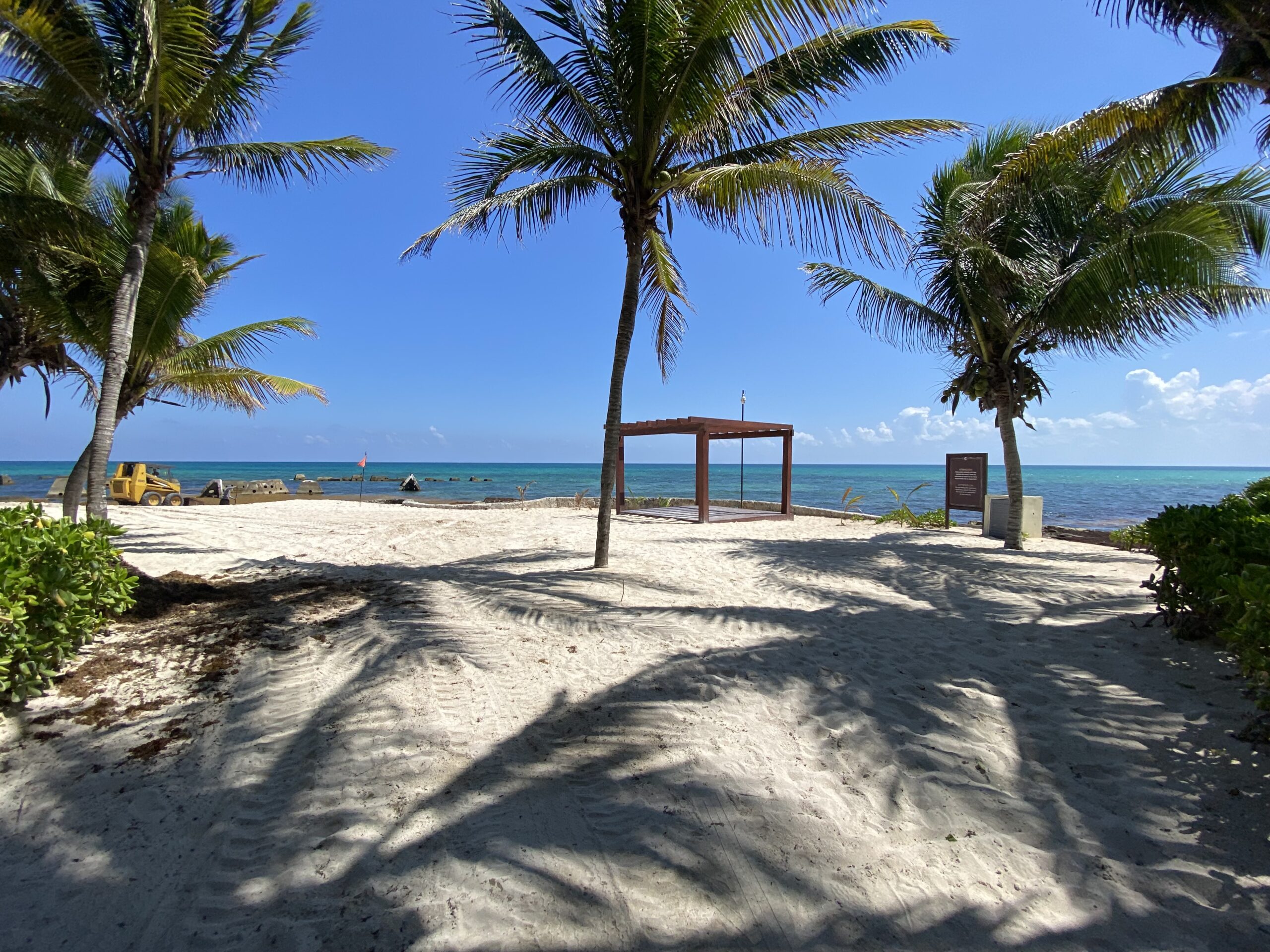 Beach Gazebo Setup — El Dorado Royale