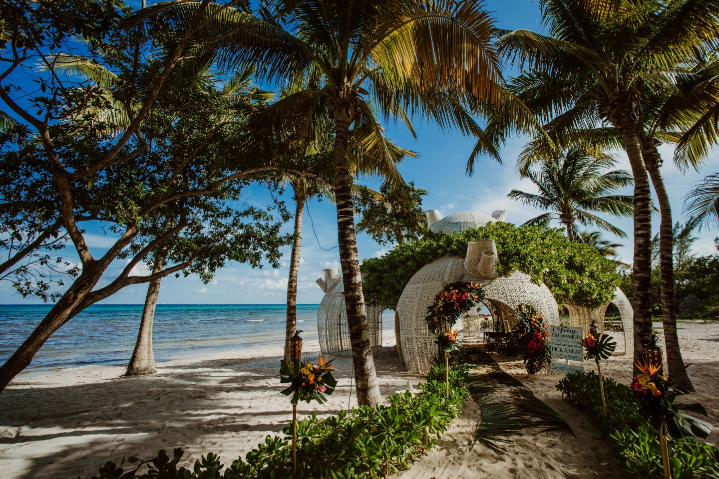 Sandos Caracol beach wedding venue