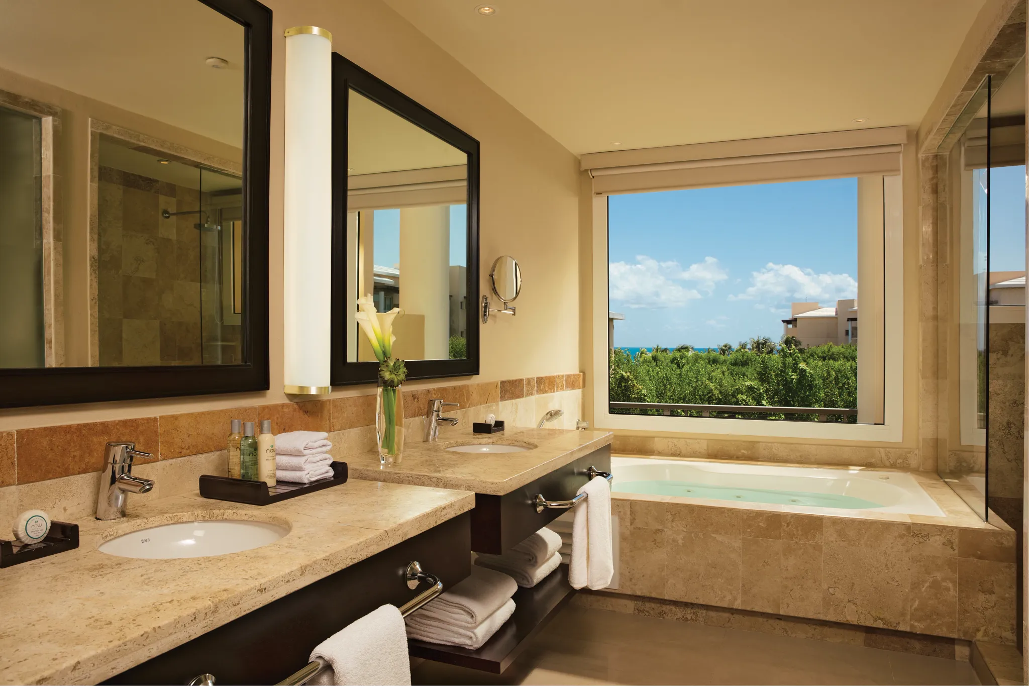 Family Suite Tropical View Bathroom — Dreams Jade Resort & Spa