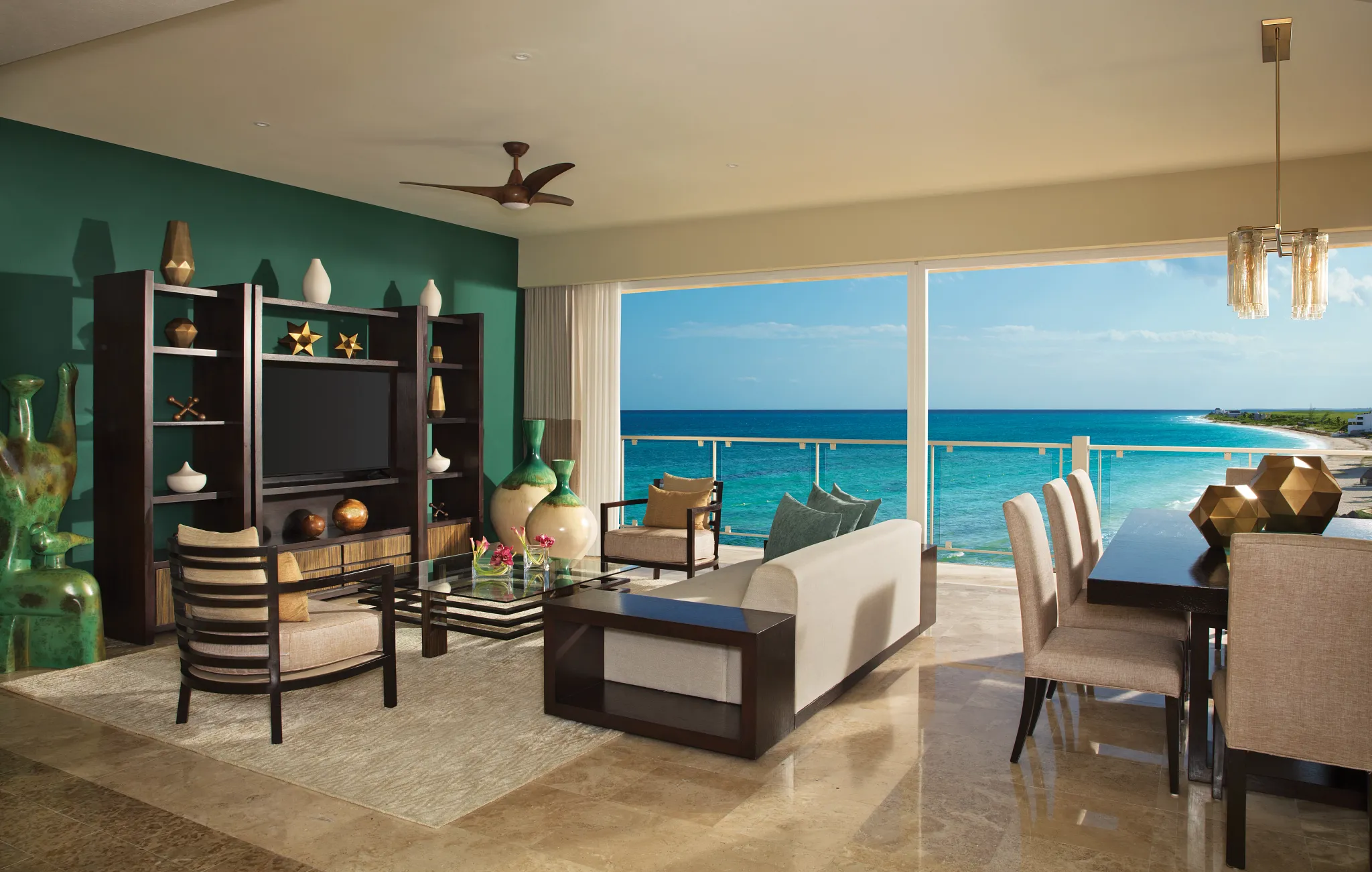 Preferred Club Governor Suite Living Area — Dreams Jade Resort & Spa