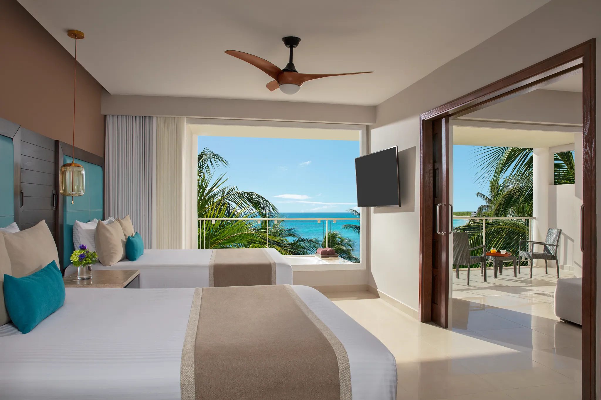 Preferred Club Suite Ocean View Double Beds — Dreams Jade Resort & Spa