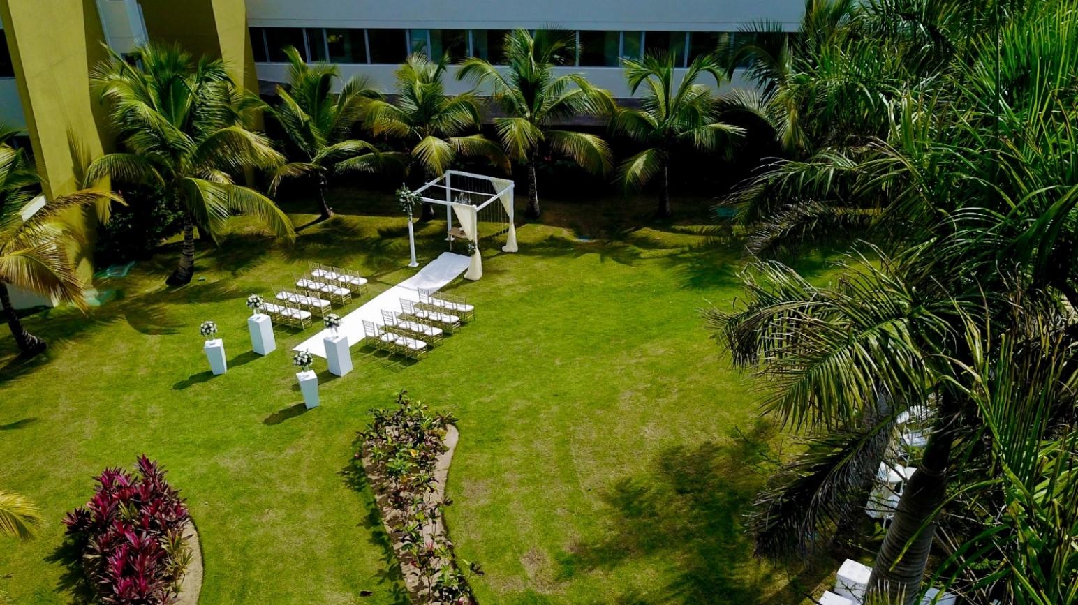 Flamboyan Garden Ceremony — Dreams Onyx Destination Wedding