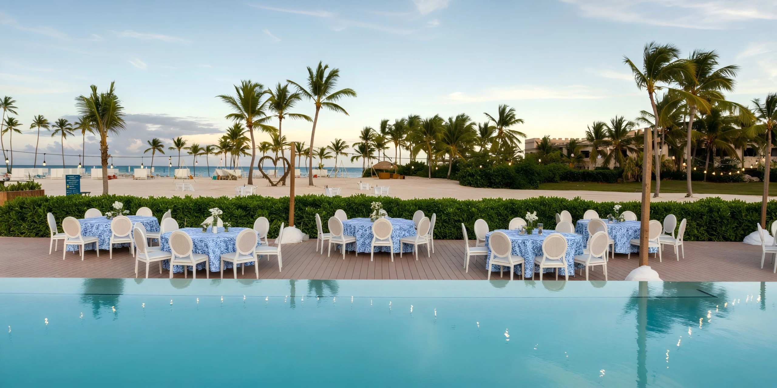 Infinity Pool Deck Dreams Cap Cana