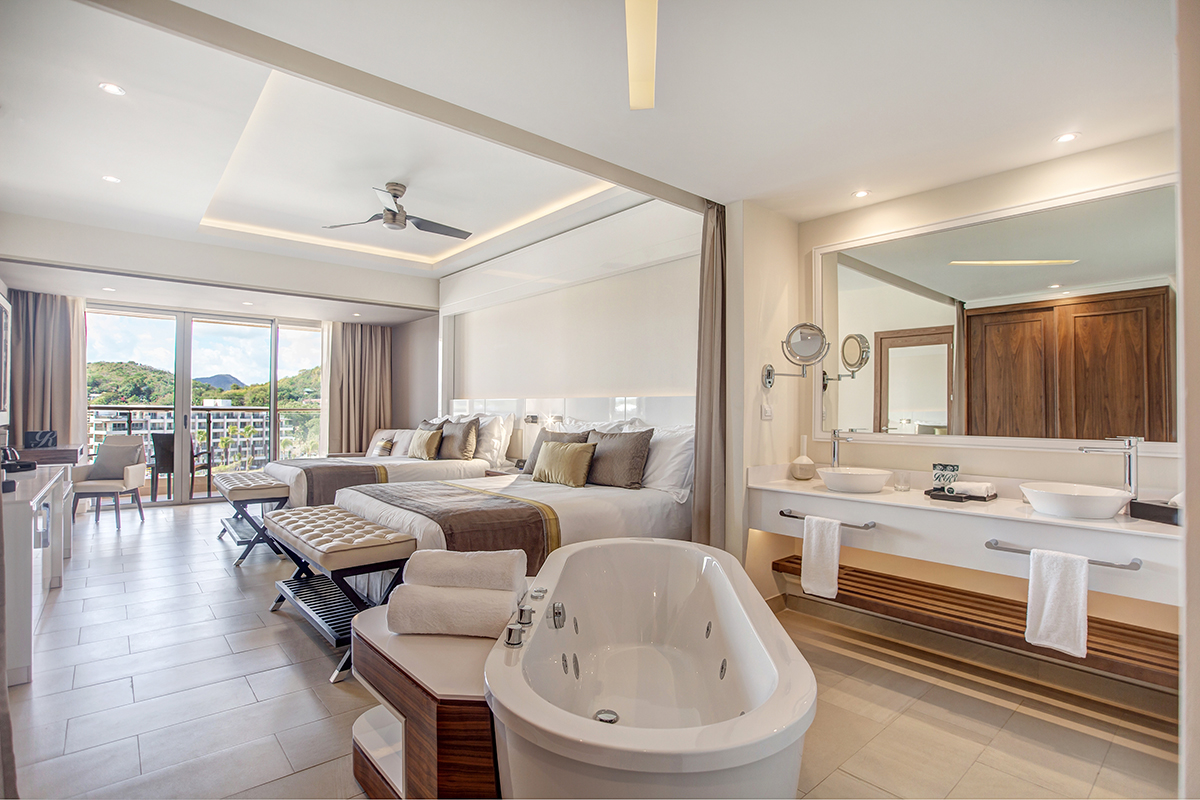Luxury Junior Suite Ocean View or Swim Out at Royalton Saint Lucia
