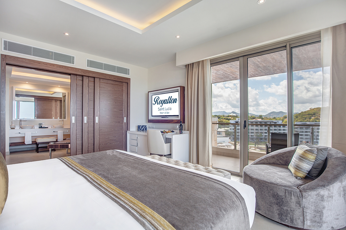 Luxury Penthouse One Bedroom Terrace Jacuzzi Suite at Royalton Saint Lucia