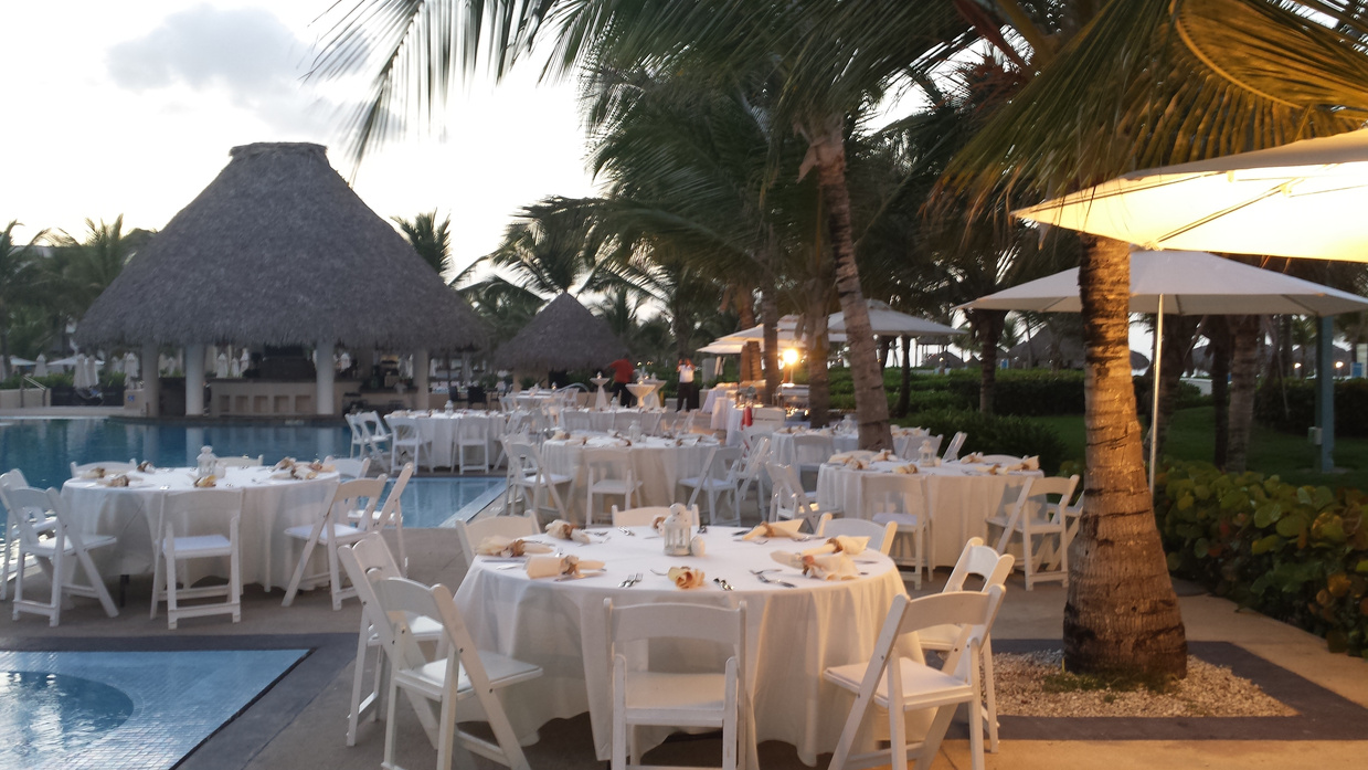 Drums Pool evening reception — Hard Rock Hotel Punta Cana