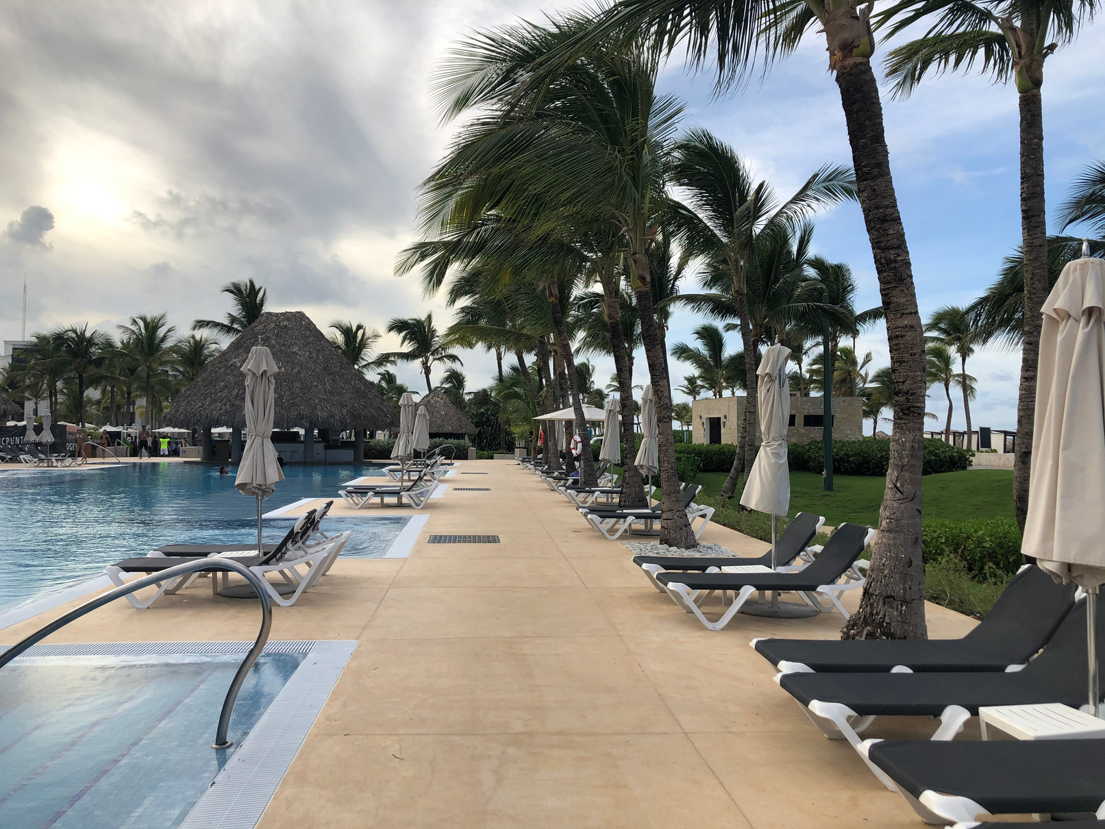 Drums Pool wedding setup — Hard Rock Hotel Punta Cana