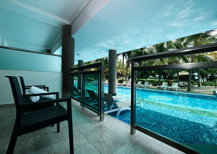 Oceanfront Three-Bedroom Presidential Suite terrace — Generations Riviera Maya