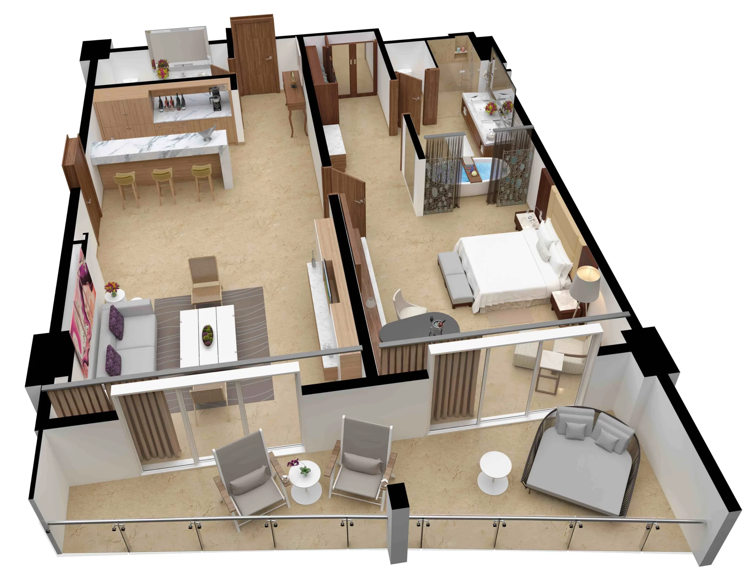 Royale Presidential Suite One-Bedroom - Le Blanc Los Cabos