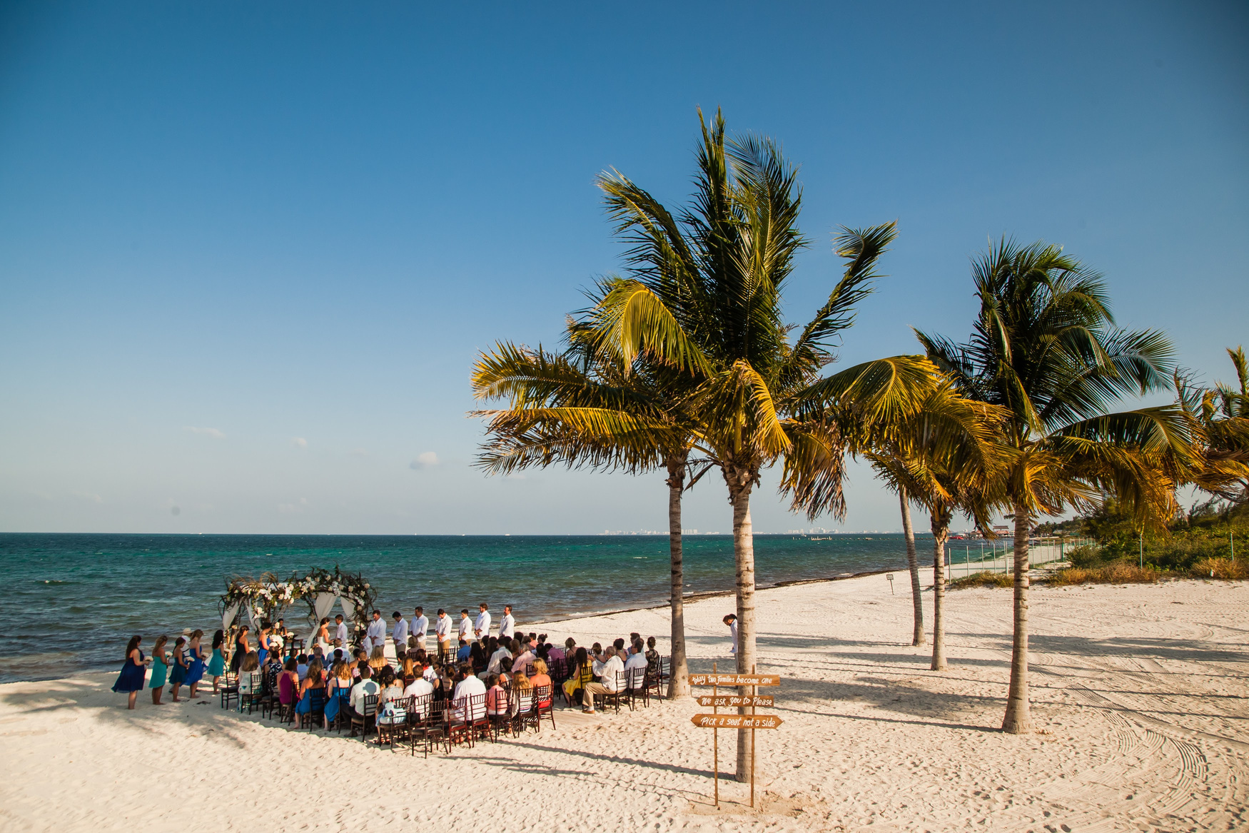 Coco's Beach welcome sign — Garza Blanca Cancun