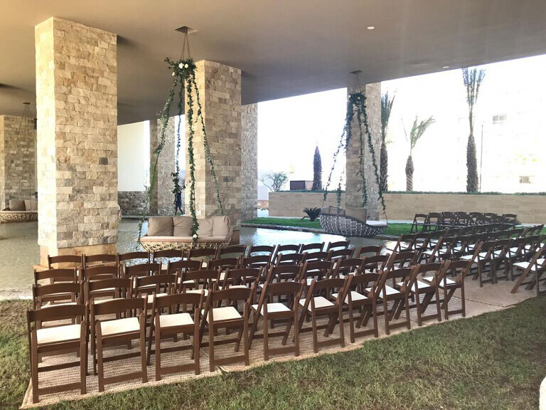 Retune Terrace Hanging Lounge Ceremony — Hard Rock Hotel Los Cabos