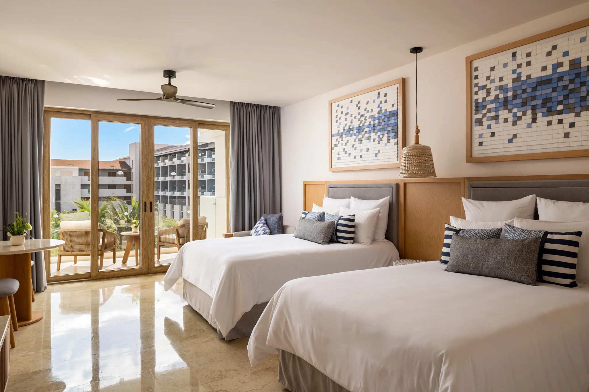 Junior Suite Garden View double beds — Secrets Playa Mujeres