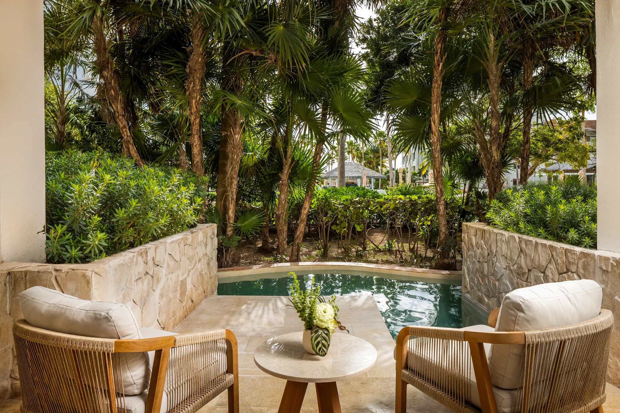 Junior Suite Swim Out terrace — Secrets Playa Mujeres