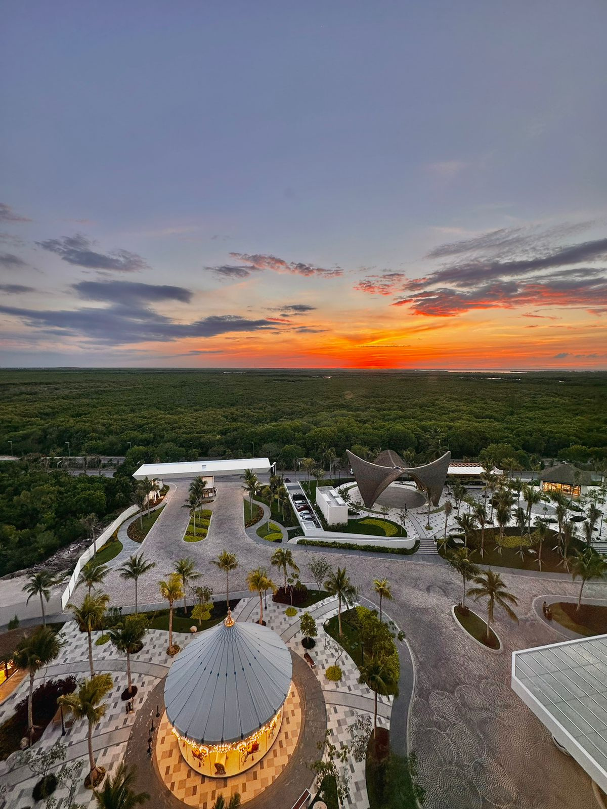 Tierra Luna aerial view — Garza Blanca Cancun