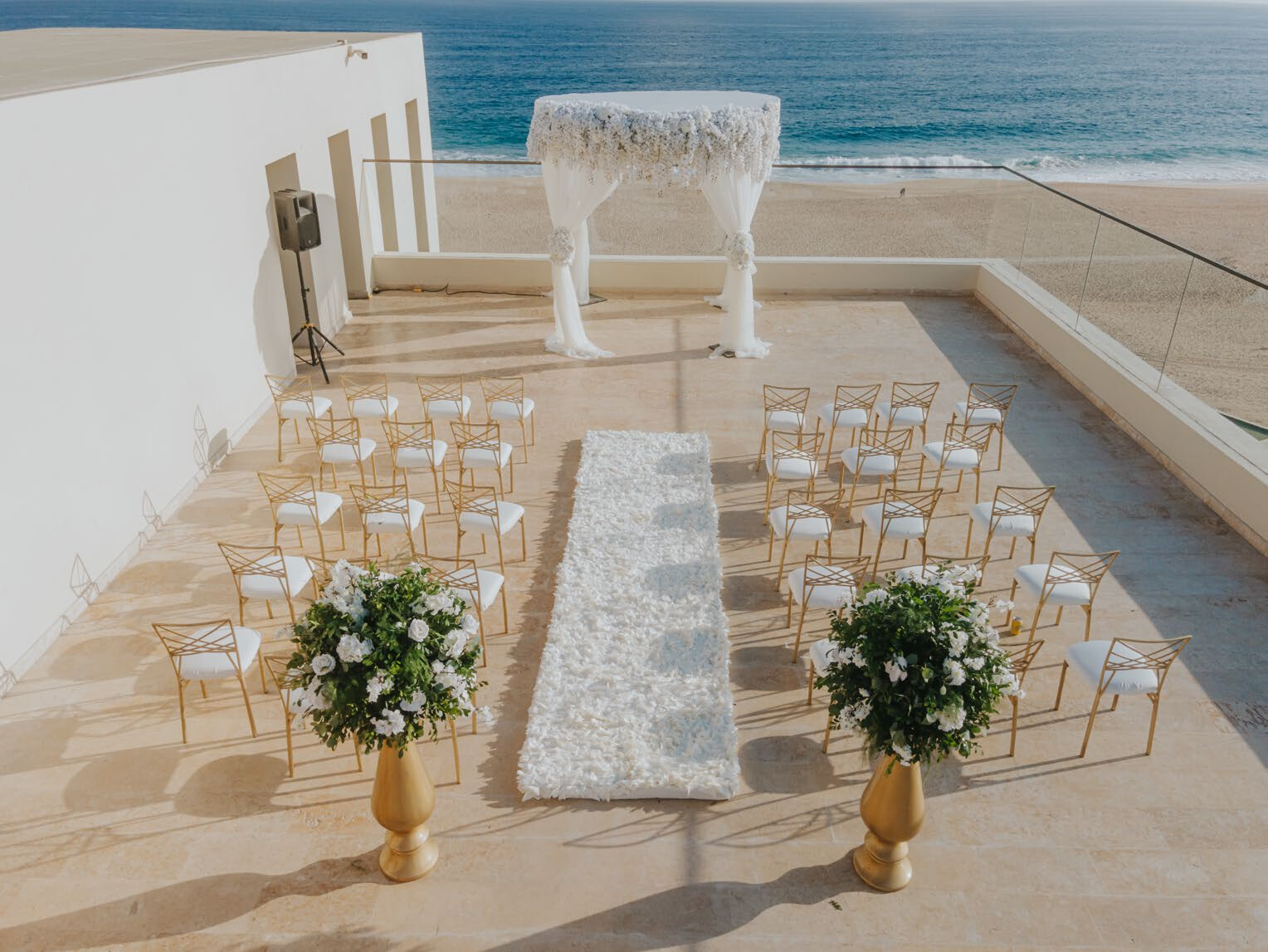 Tune Terrace Pergola Ceremony — Hard Rock Hotel Los Cabos
