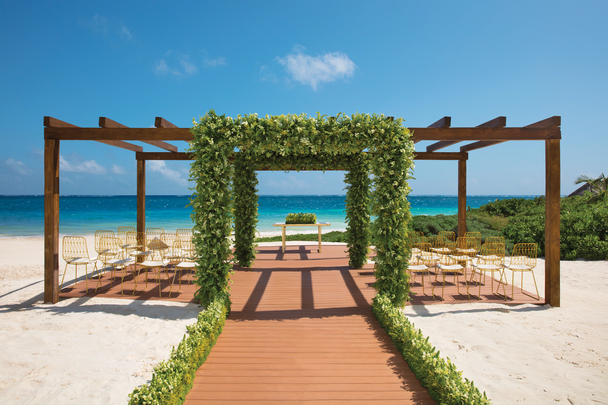 Vista del Mar Pergola — Dreams Sapphire Destination Wedding