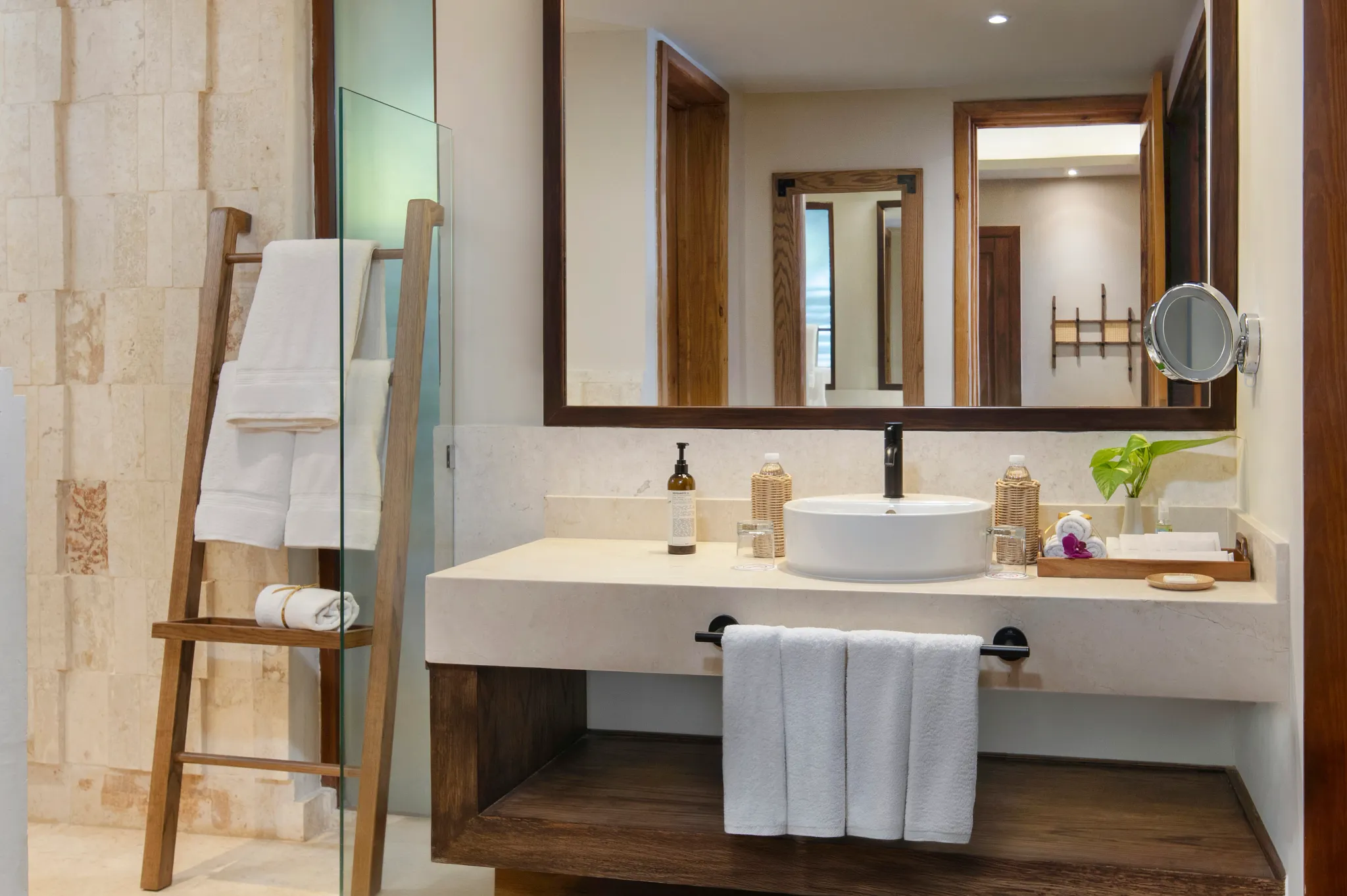 Caribe Two Bedroom Villa Bathroom at Zoëtry Agua Punta Cana