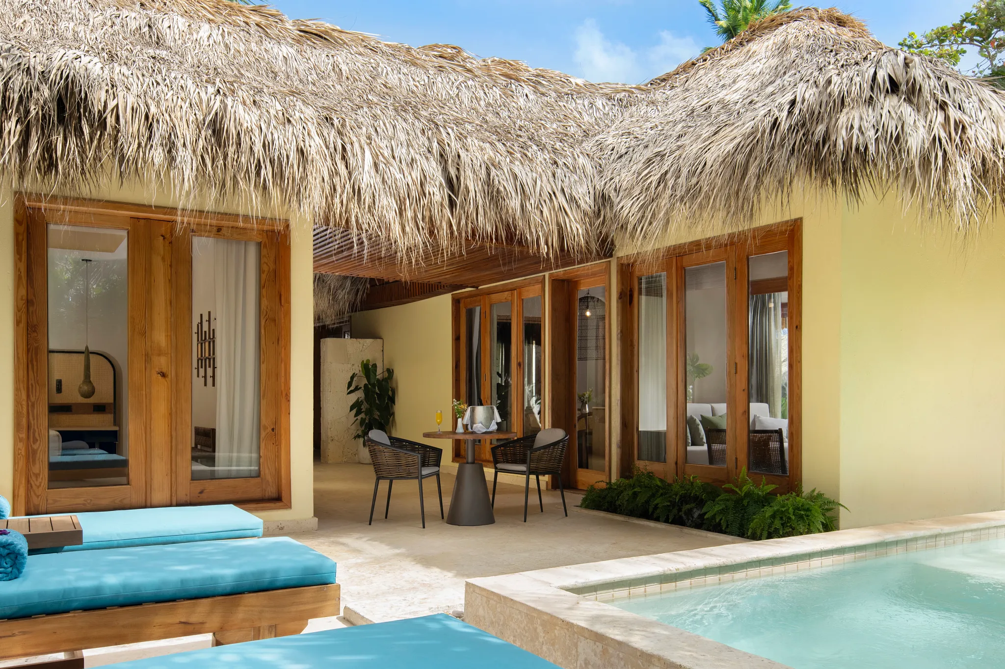 Caribe Two Bedroom Villa Terrace and Plunge Pool at Zoëtry Agua Punta Cana