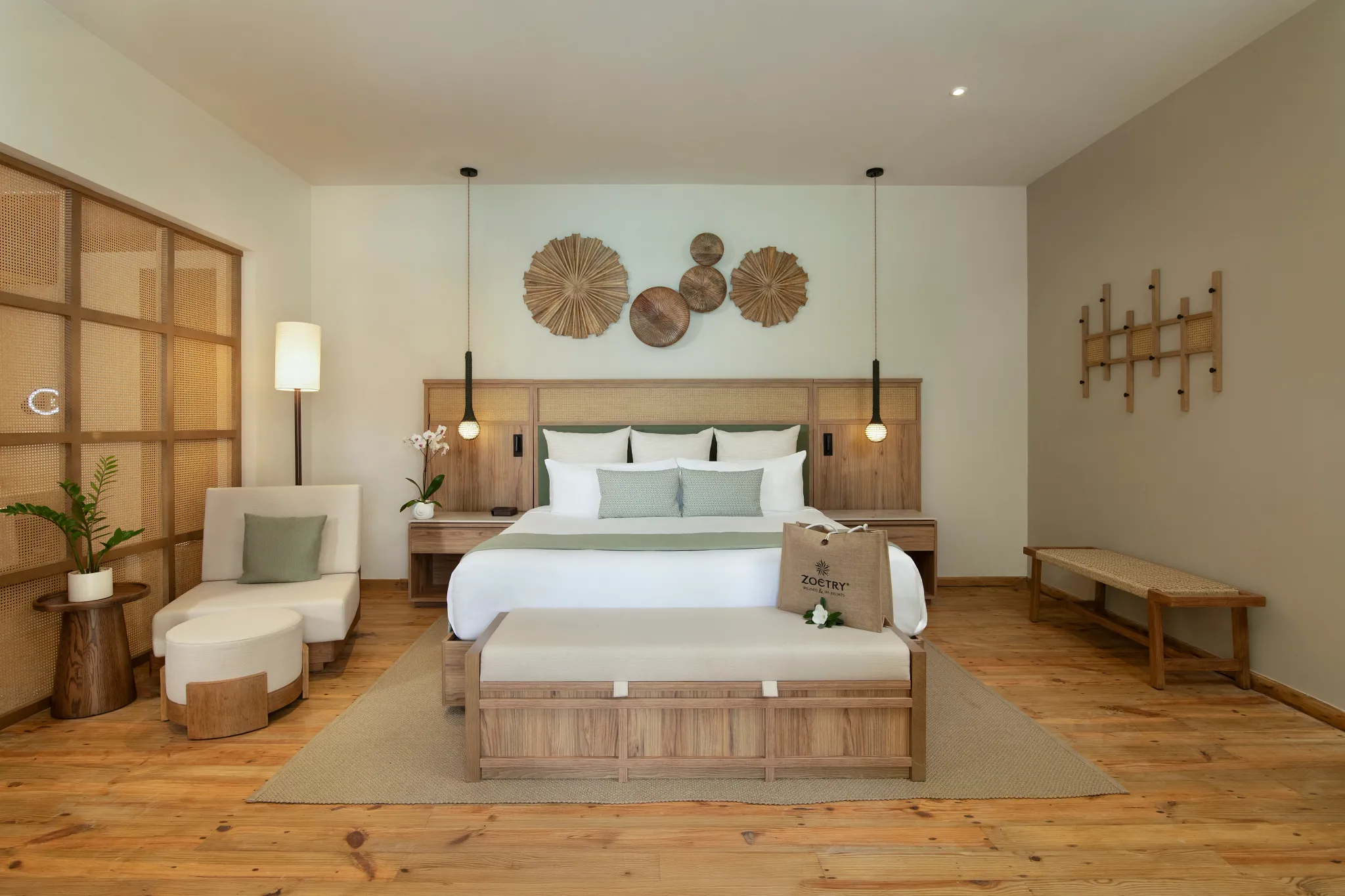 Junior Suite Garden View King Bed at Zoëtry Agua Punta Cana