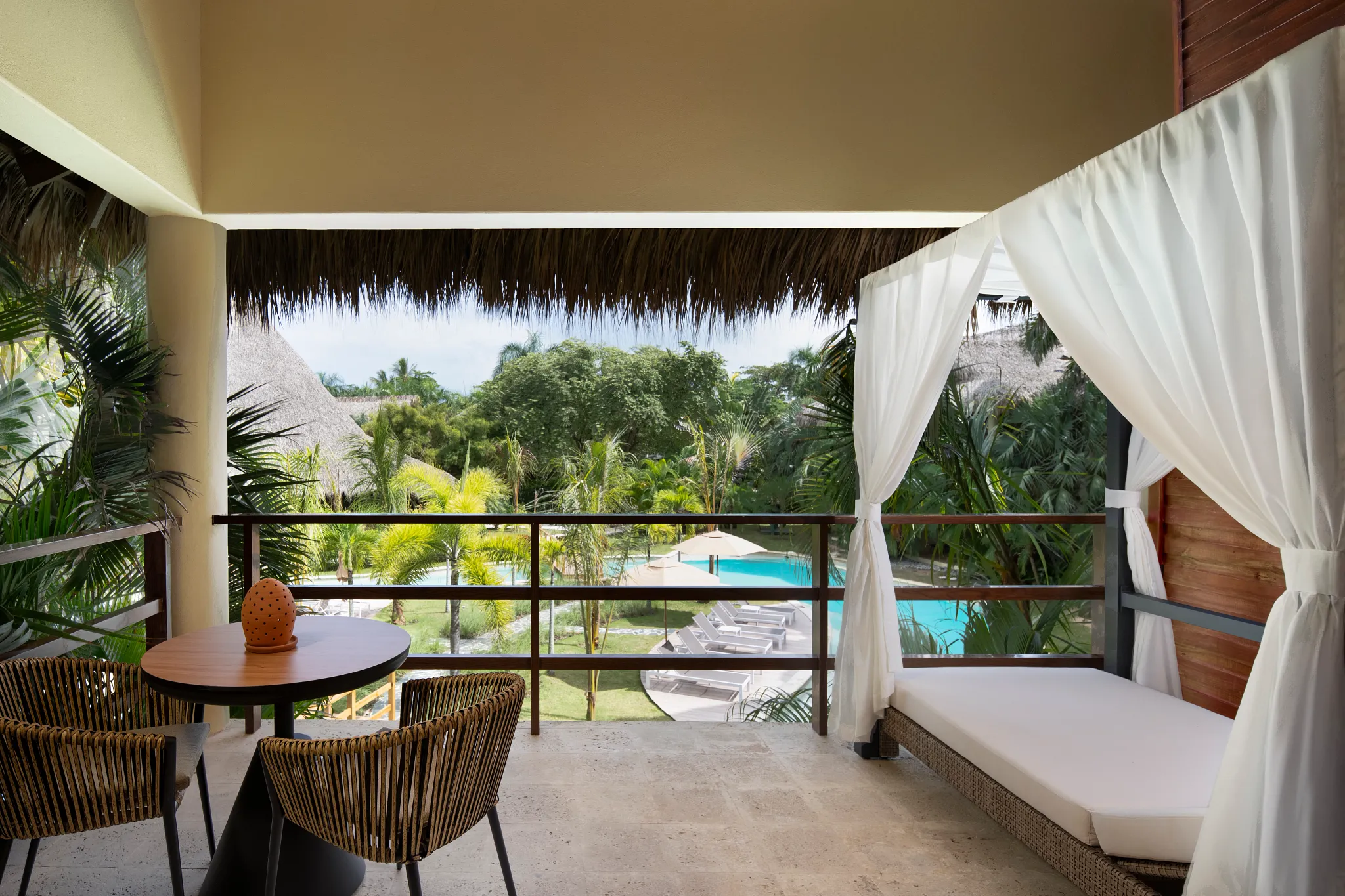 Superior Suite Pool View Terrace at Zoëtry Agua Punta Cana