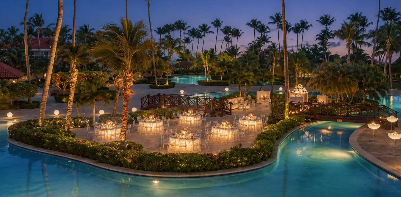 Pool Island — Hyatt Vivid Punta Cana