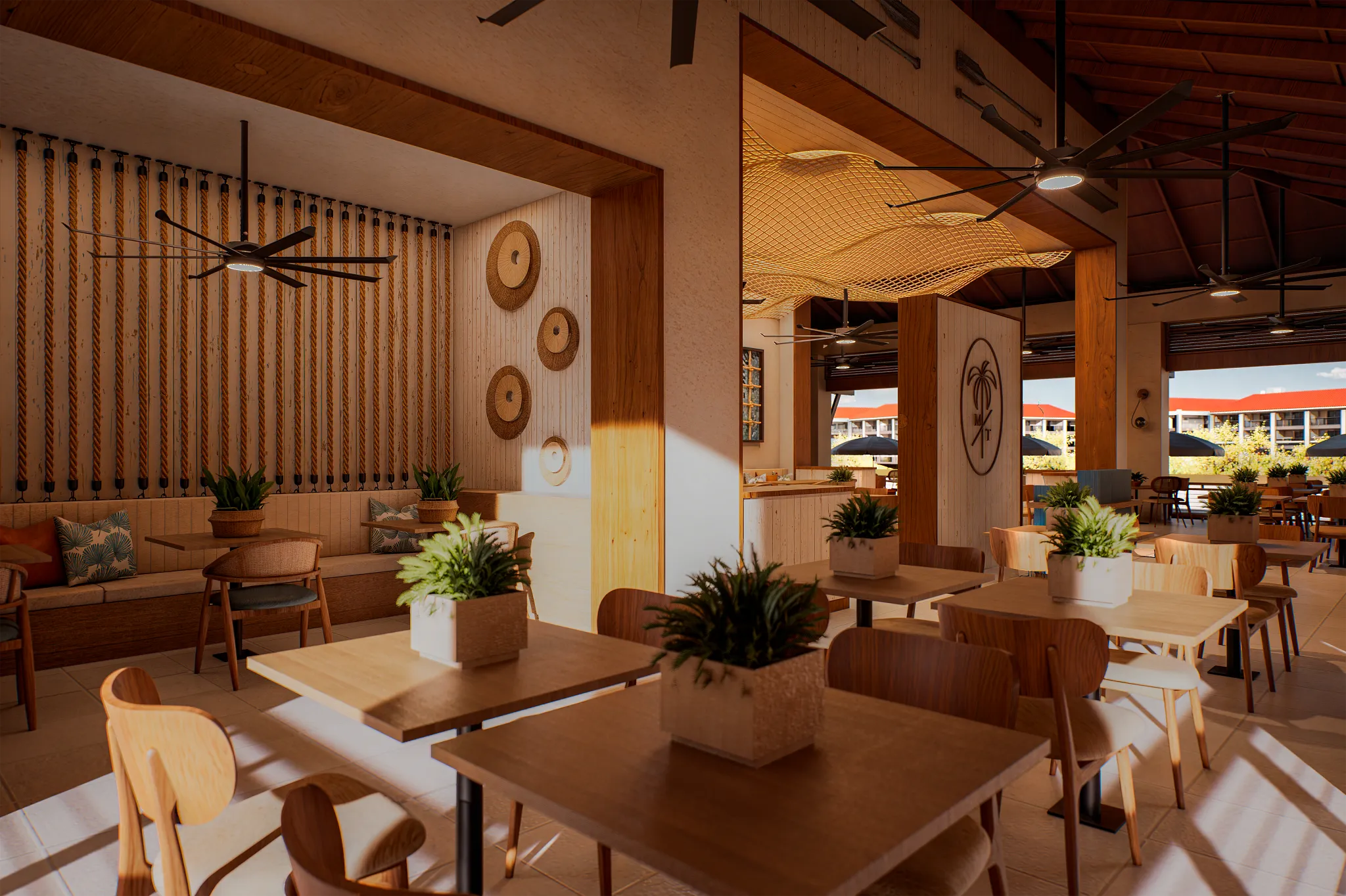 Terramar Restaurant Setup — Hyatt Vivid Punta Cana