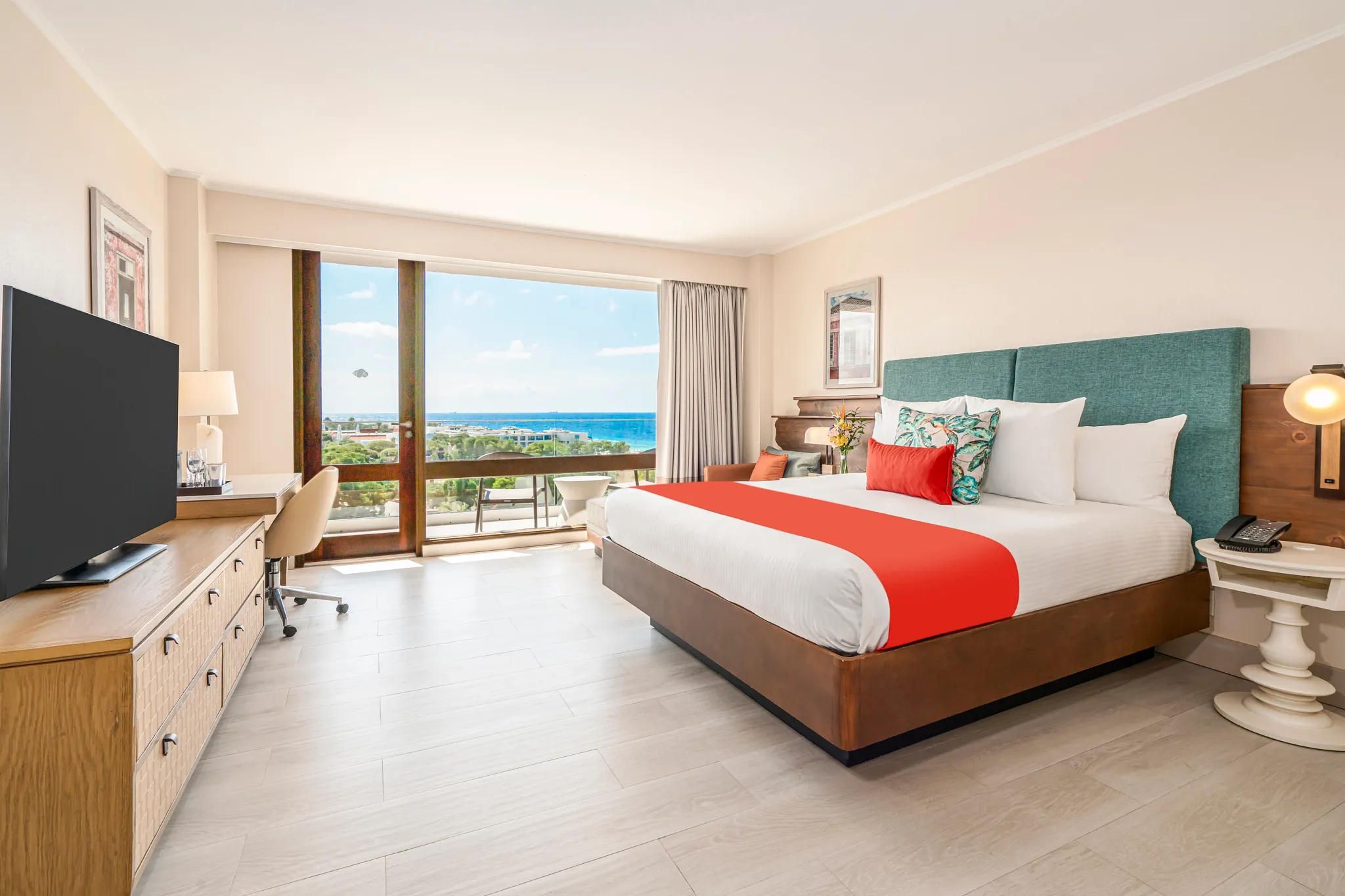 Deluxe Partial Ocean View King — Dreams Curaçao