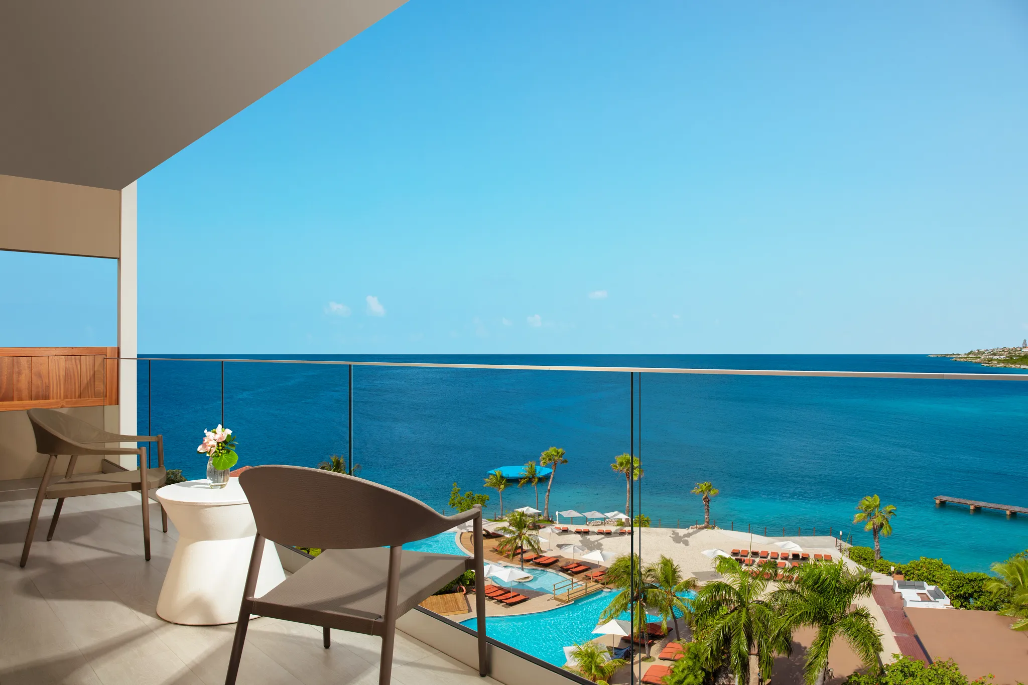 Preferred Club Presidential Suite Terrace — Dreams Curaçao