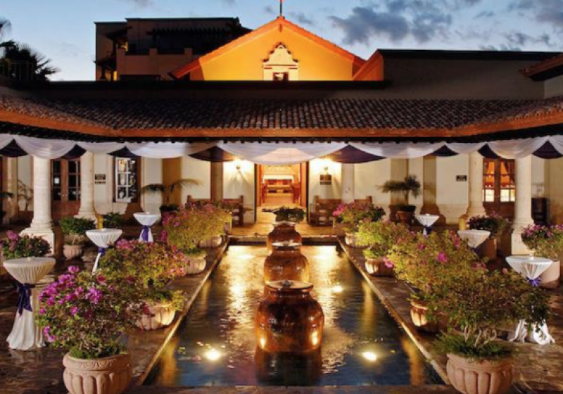 chapel courtyard